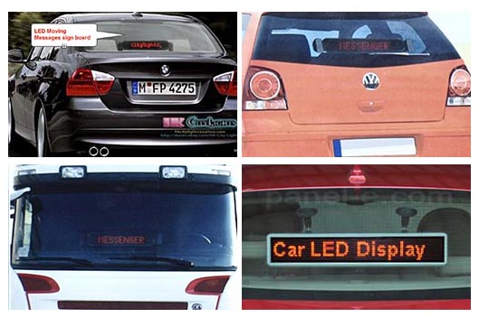 led car display application