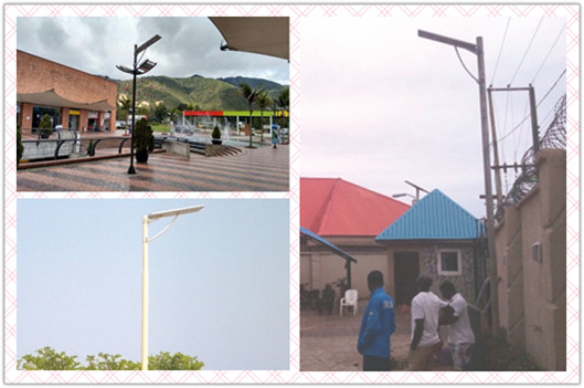 8w all in one intergrated solar street light